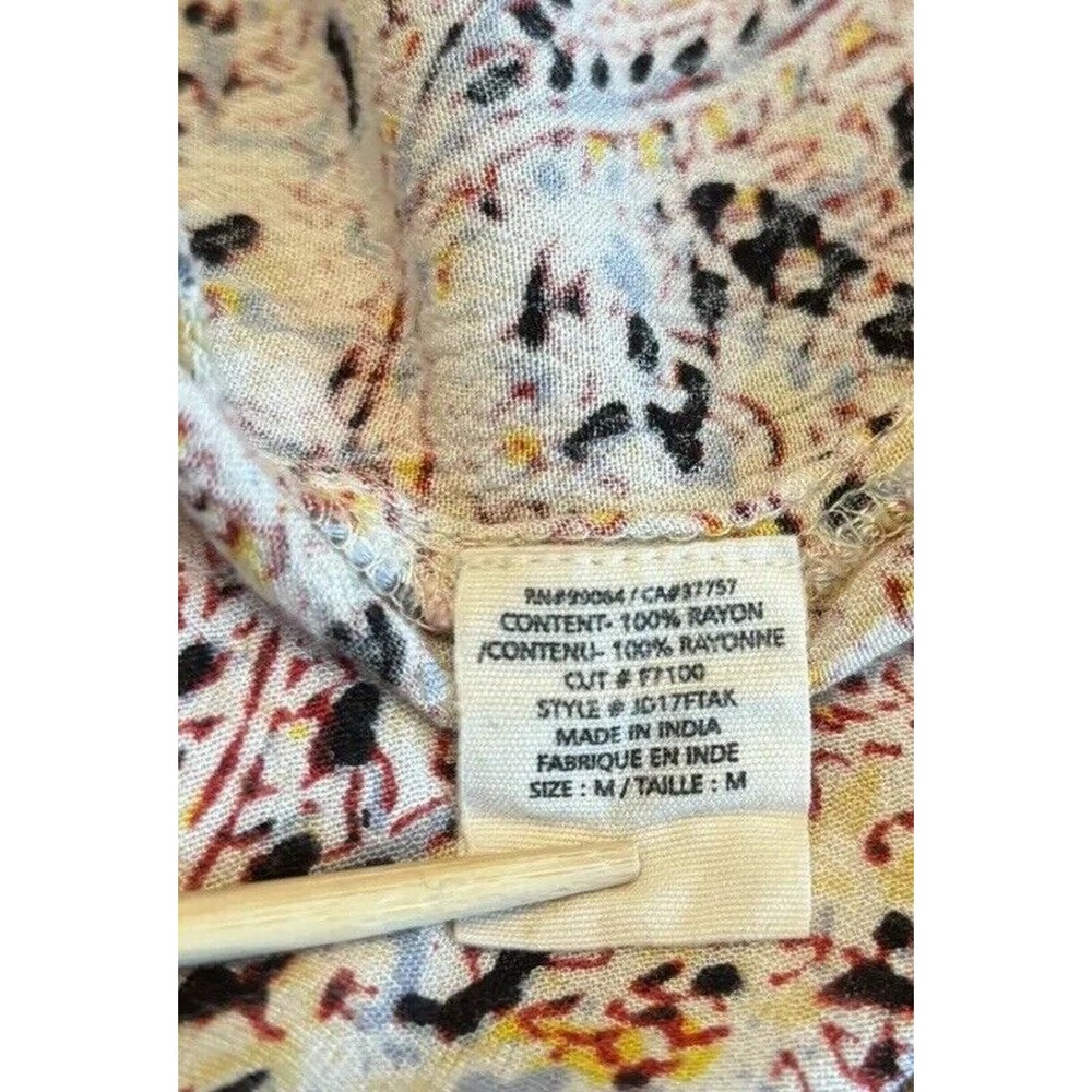 Billabong Beach Dress Print Womens Size Medium Cover Up Boho - Picture 11 of 16